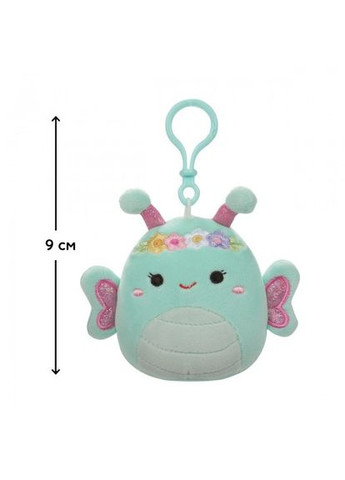 Мягкая игрушка на клипсе Бабочка Рейна (9 cm) Squishmallows (290706083)