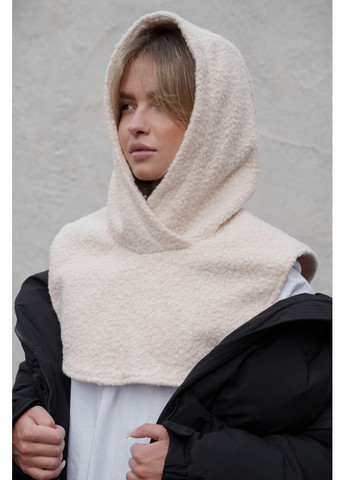 Тепла шапка капюшон капор Теді на флісі Mathilda White Woman Without (365254492)