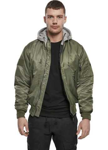 Оливковая куртка бомбер Brandit