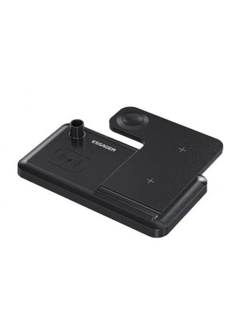 Зарядний пристрій (EWXZM-JC01-Z) Essager 4-in-1 wireless charger 15W foldable desktop black (370017603)