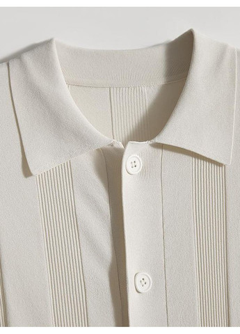 Белая женская летняя трикотажная рубашка-поло cv-45 белый Number Nine