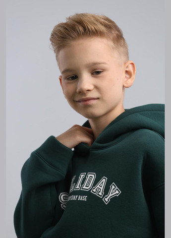 Зеленый демисезонный костюм подростковый на флисе брючный IRmAS оверсайз