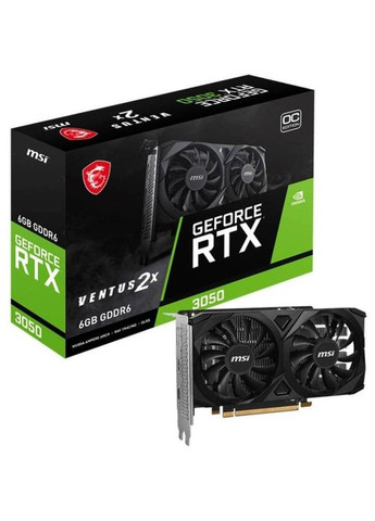 Видеокарта NVIDIA GeForce (RTX 3050 VENTUS 2X E 6G OC) MSI (323098748)
