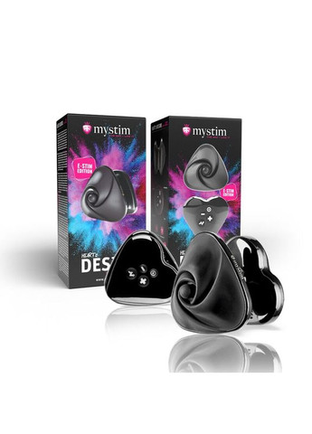 Вибратор для клитора с электростимуляцией Heart's Desire Black Edition Mystim (335391689)