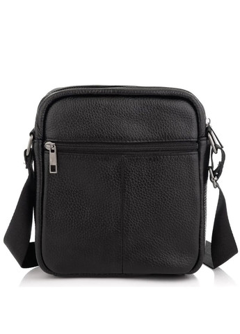 Сумка чоловіча через плече шкіряна чорна IT-73302 Tiding Bag (336551893)