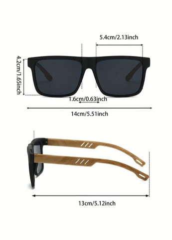 Очки солнцезащитные мужские затемненные, под винтаж. No Brand (322859121)