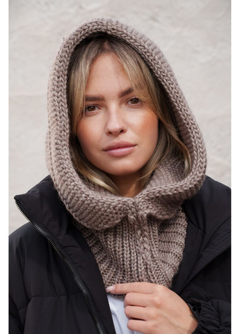 Тепла Шапка Капюшон Вязаний Капор Lisa Without (364670537)