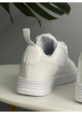 Кроссовки женские и мужские Nike Lunar Force 1 Low Acronym White | Найк Лунар Форс 20 белые демисезоны (383037520)