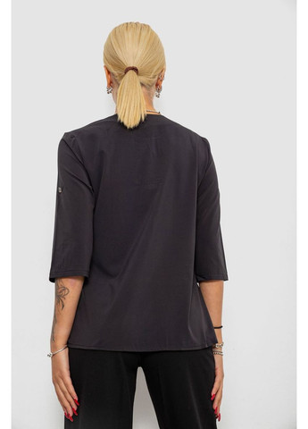 Чорна блуза однотонна Sport Line