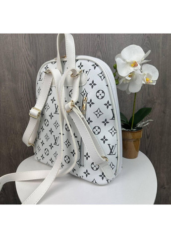 Жіночий міський рюкзак трансформер з екошкіри бежевий сумка для повсякденного використання в клітину ProDobro (363136227)