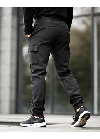 Черные зимние брюки No Brand