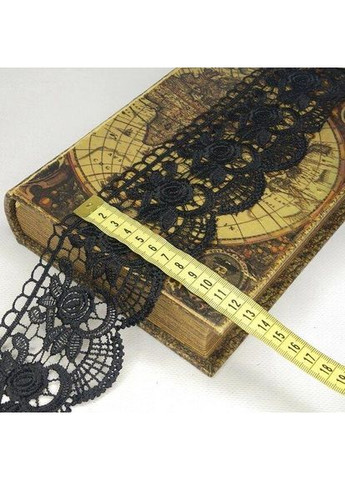 Кружево макраме 8см (13 м) Цвет черный (729-76-039) Plus-plus (352747210)