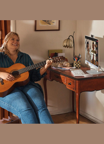 Компьютер персональный моноблок Allin-One 27'' FHD IPS AG, Intel i3-N300, 8GB, F512GB, UMA, WiFi, кл+м, DOS, белый HP (314776936)