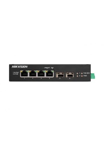4-портовый неуправляемый POE коммутатор DS-3T0306HP-E/HS Hikvision (386023893)