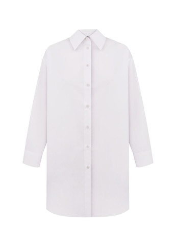 Белая кэжуал рубашка Dolcedonna с длинным рукавом