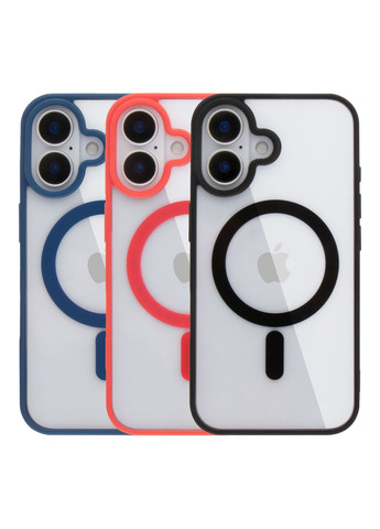 Чехол NEW TPU with Magsafe для iPhone 16 Цвет Navy Blue Color Apple iPhone 16 2024 (335874517)