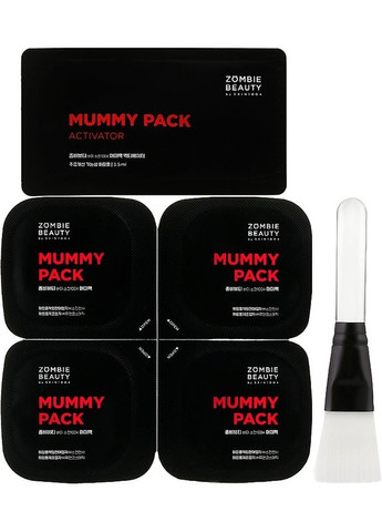 Антивікова ліфтинг-маска з чорним трюфелем Zombie Beauty Mummy Pack 8шт (2-961286) SKIN1004 (369797655)