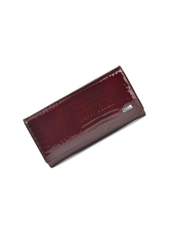 Лаковый кошелек на кнопке, Женский классический кошелек портмоне из натуральной кожи крокодил Balisa (266266464)