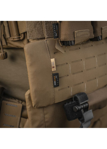 Защита живота с баллистическим пакетом 1 класс защиты (FMS) Laser Cut Coyote M-TAC (315146523)