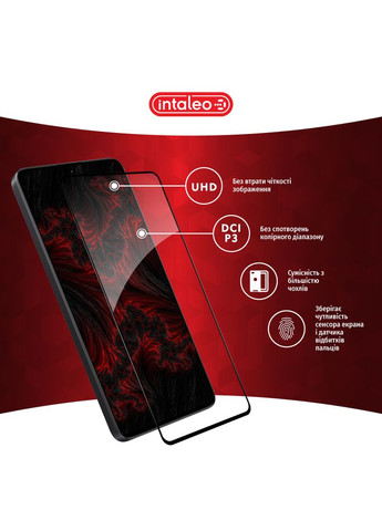 Защитное стекло Full Glue для Xiaomi Redmi Note 13 5G Black (1283126583902) Intaleo (323091079)