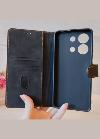 Чехол для xiaomi redmi Note 13 pro 4g книжка подставка с визитницей Luxury Leather No Brand (307157060)