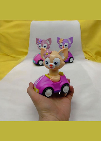 Машинка заводная "LinaBell", голова трещотка (бежевая) MIC (307251660)