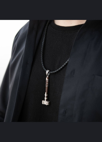 Серебряный кулон Молот викинга с эбеном 1116п Oniks (295262361)