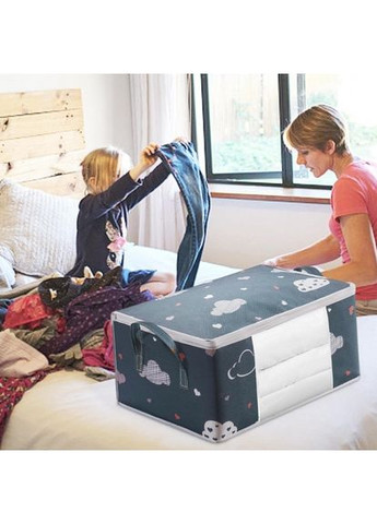 Органайзер для хранения вещей тучки с молнией для одеял подушек и одежды сумка-кофр ProDobro (365443290)