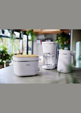 Тостер Series Eco Conscious Edition, 830Вт, біопластик, кришка від пилу, шовковий Philips (315434532)