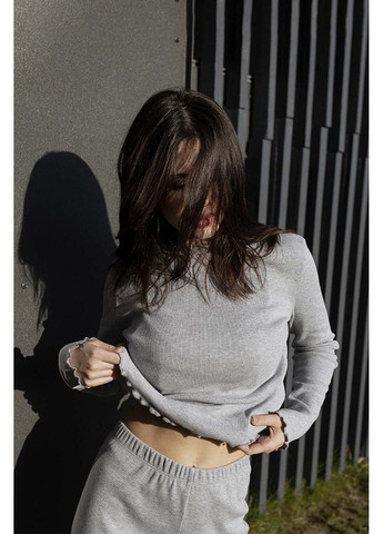 Серая женская пижама из кашкорса Perfect Female