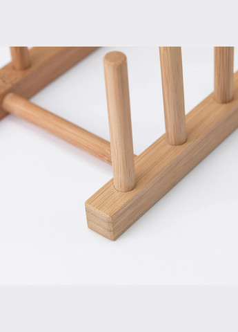 Підставка для тарілок ІКЕА OSTBIT бамбук (90322360) IKEA (268024194)