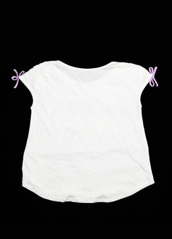 Біла літня футболка Justice