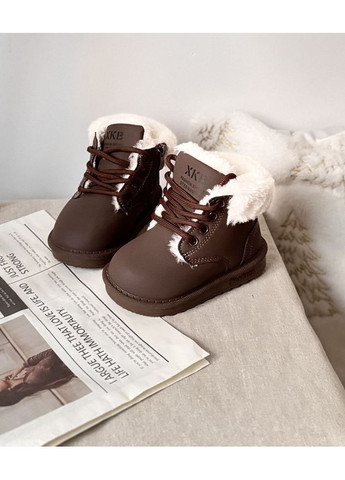 Черевики зимові дитячі колір коричневий 10987 No Brand (370499858)