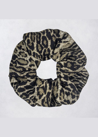 Набір резинок для волосся - Скранчі - 3 резинки з шовка-сатина леопардові InRed (306437375)