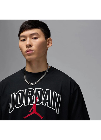 Чорна футболка чоловіча brooklyn black Air Jordan