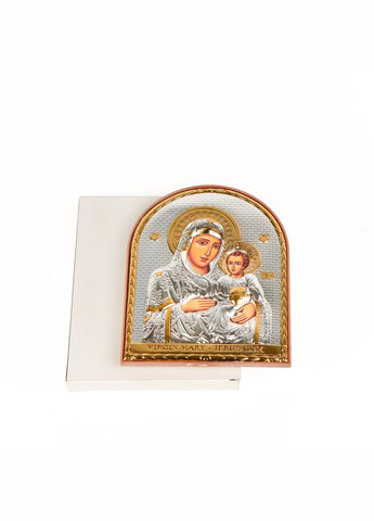Иерусалимская Икона Божией Матери 8,5х15,5см арочной формы на пластиковом киоте Silver Axion (265446142)