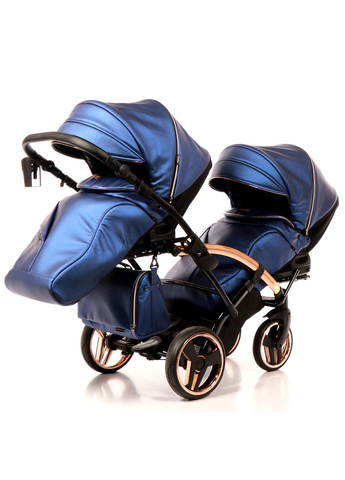 Універсальна коляска для двійні 2 в 1 Fluo line Duo Slim 01, синій () Junama J-Fl-DUOs-01 (335030523)