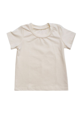 Молочна демісезонна футболка дитяча Malwel
