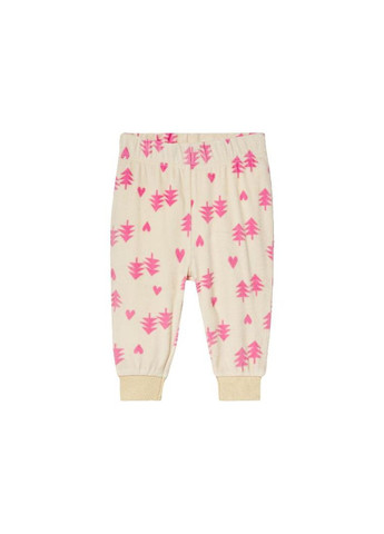 Молочна зимня молочна дитяча тепла велюрова піжама для дівчаток (реглан + брюки) реглан + брюки Lupilu