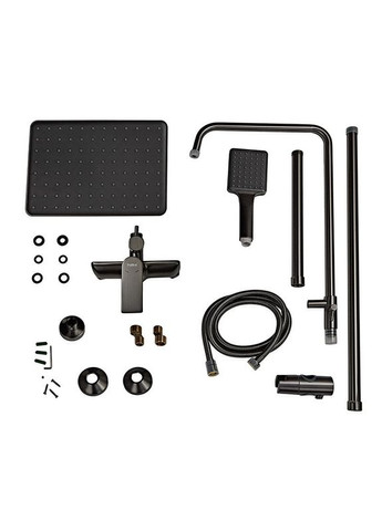 Душевая колонна со смесителем и удлинителем в комплекте Alex 003-J Graphite (HB3996) Haiba (322004738)