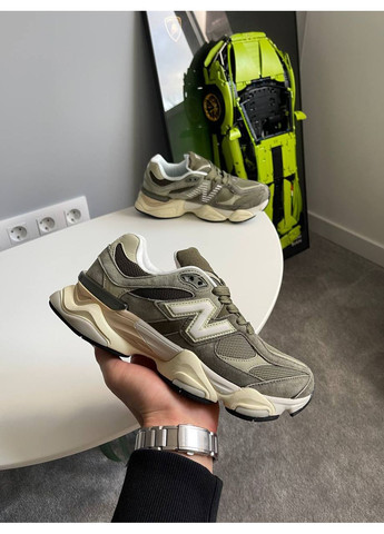 Кросівки жіночі і чоловічі New Balance 9060 JD Exclusive Olive | Нью Беланс 9060 оливкові No Brand оливкові демісезони (361668006)