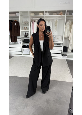 Женские брюки Брюки №8 (чёрный) 0708251 Peony (361676982)