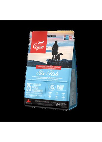 6 Fish (Орижен 6 Фиш) сухой корм для собак всех пород 2 кг. Orijen (298995782)