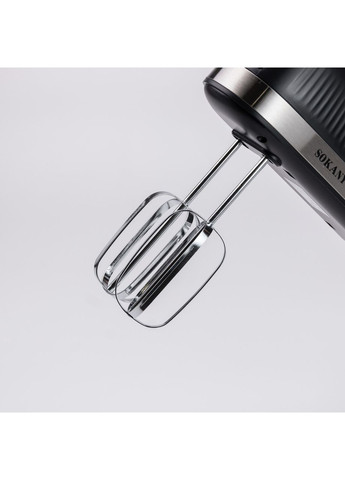 Міксер ручний з 2 насадками SK-6632 300 Вт чорний Sokany (369143476)
