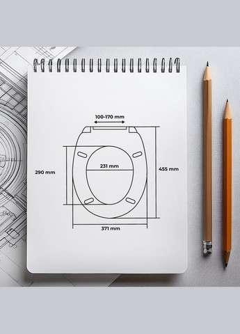 Крышка для унитаза Ashen, AWD02181491 AWD Interior (315347855)