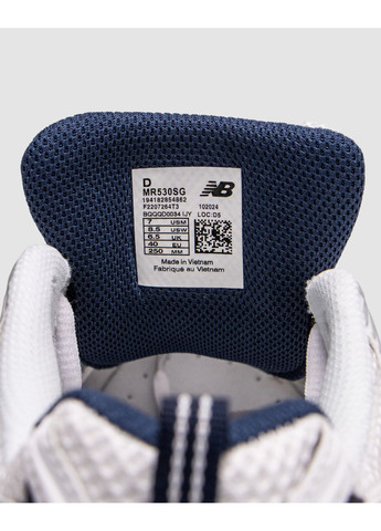 КРОСІВКИ ЖІНОЧІ NEW BALANCE 530 NAVY BLUE / WHITE НЬЮ БЕЛАНС 530 No Brand білі демісезони (369387365)