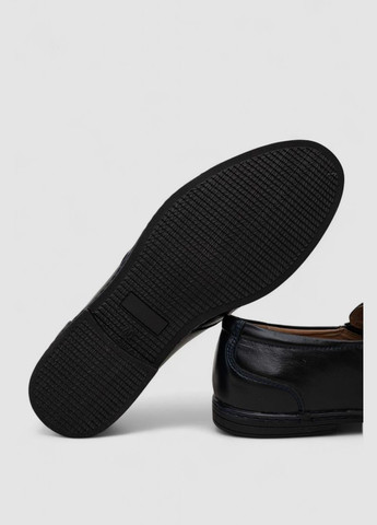 Темно-синие туфли мужские с перфорацией,, KangFu