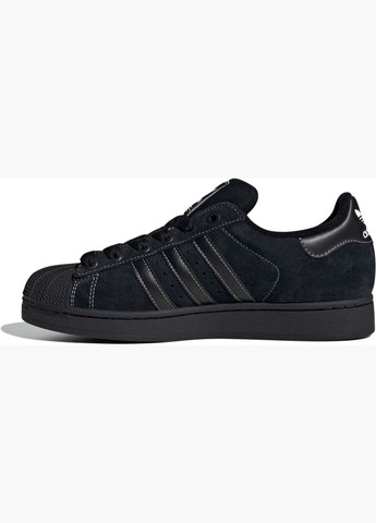 Черные всесезонные кроссовки унисекс superstar ii black jh5470 adidas