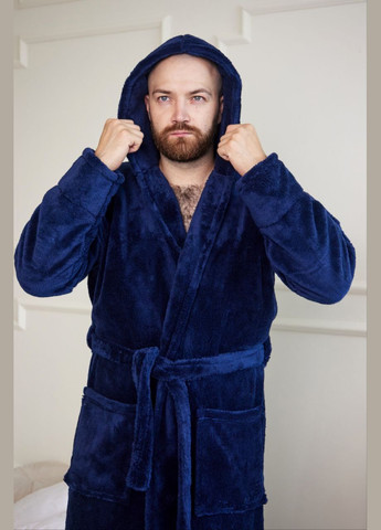 Халат махровий чоловічий батал довгий, теплий No Brand халат (301085075)