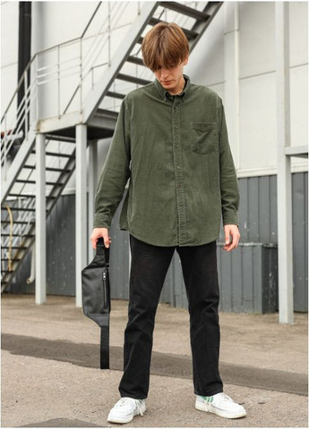 Сумка на пояс бананка кожаная Tirso PSO черный (R-81119001m-VS) Sambag (302450250)